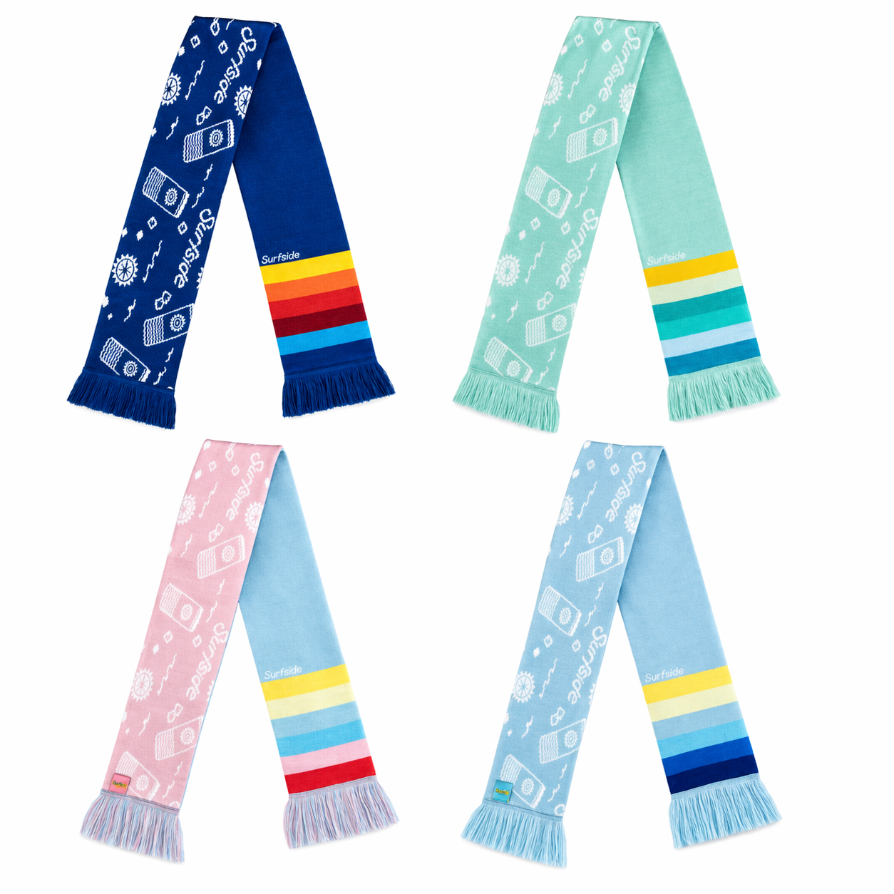 Alternative view of Surfside Winter Scarf