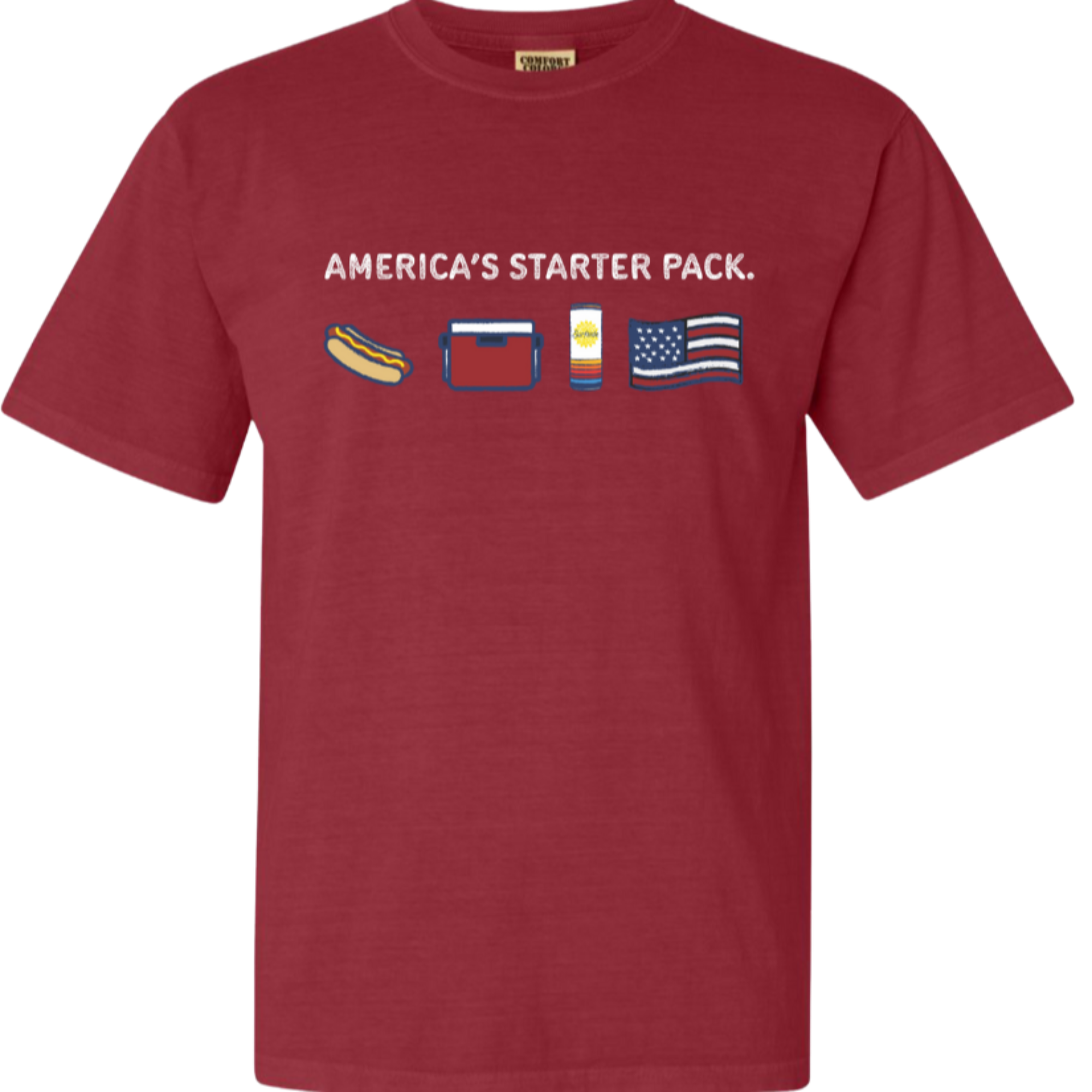Alternative view of Red Surfside America's Starter Pack T-Shirt