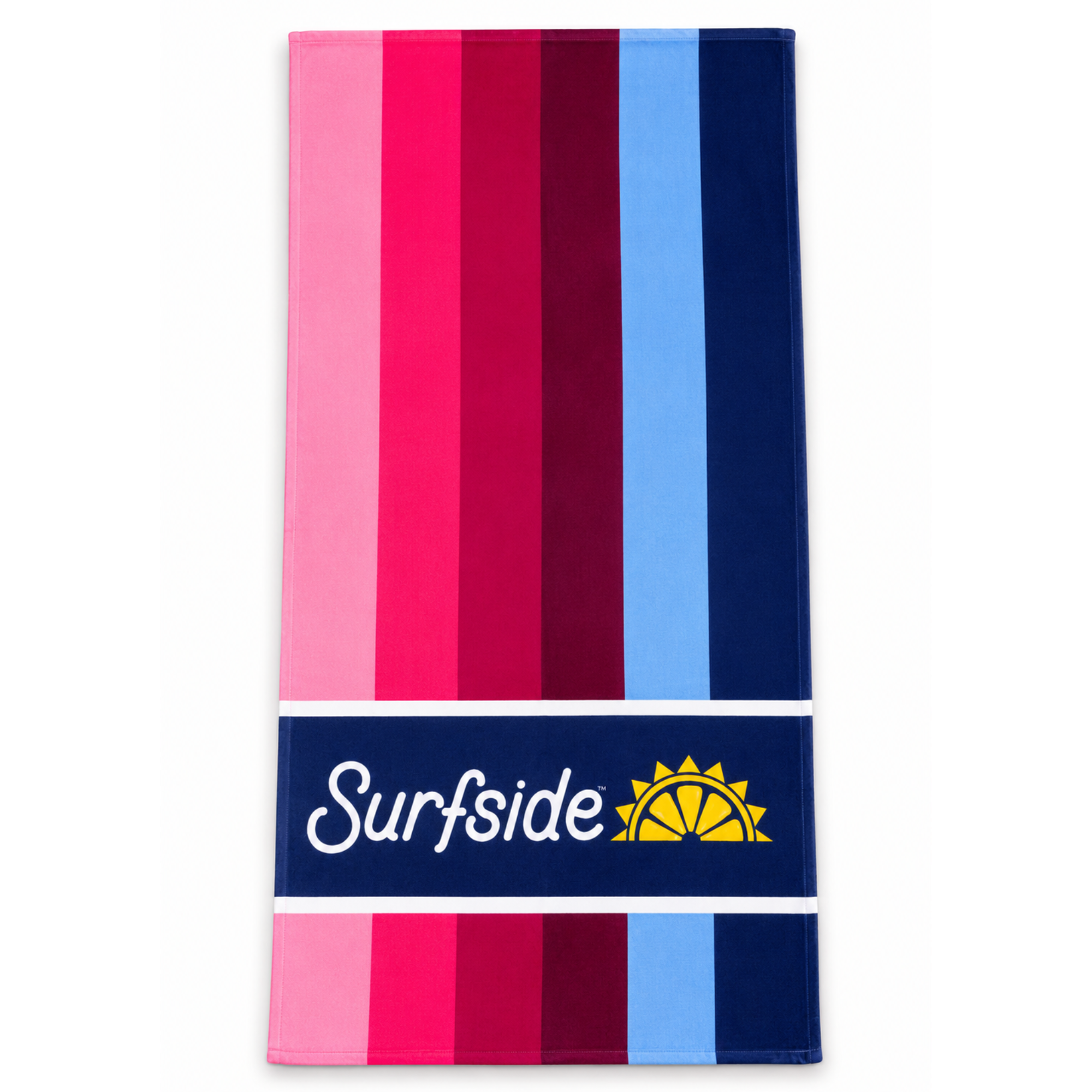 Surfside Raspberry Tea Beach Towel - Image 2