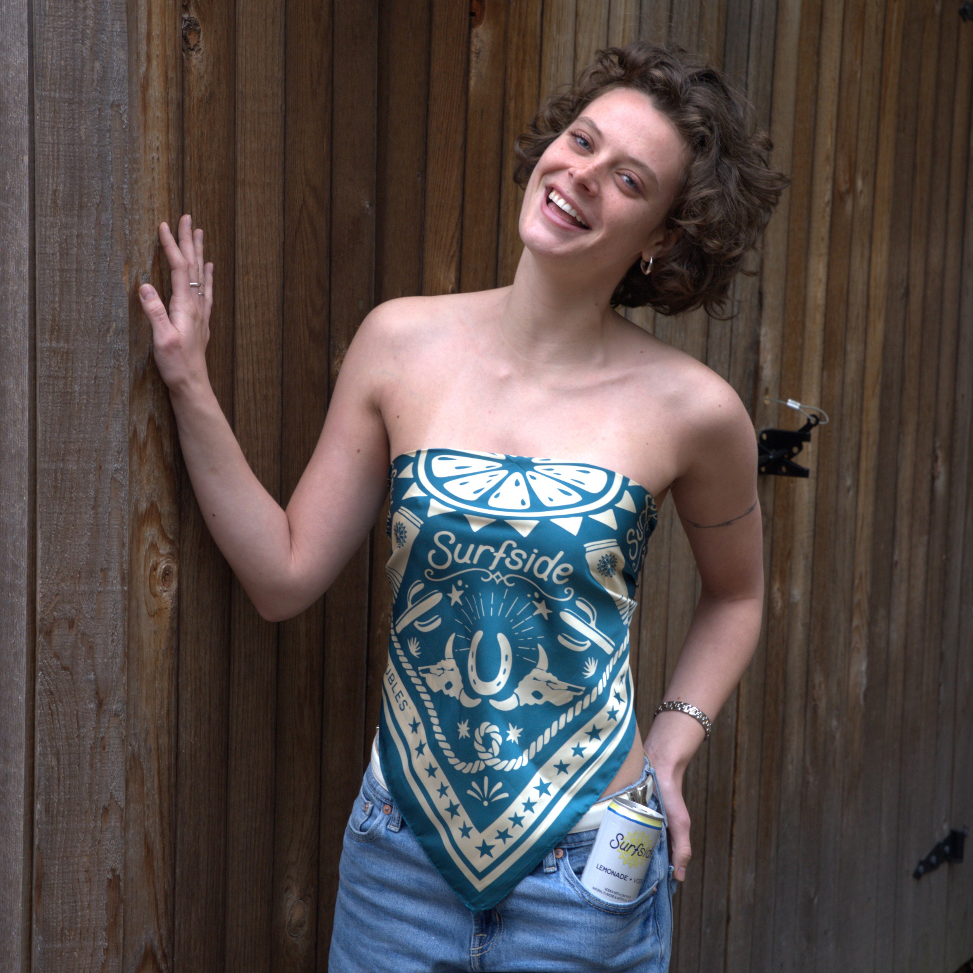 Surfside Satin Western Bandana