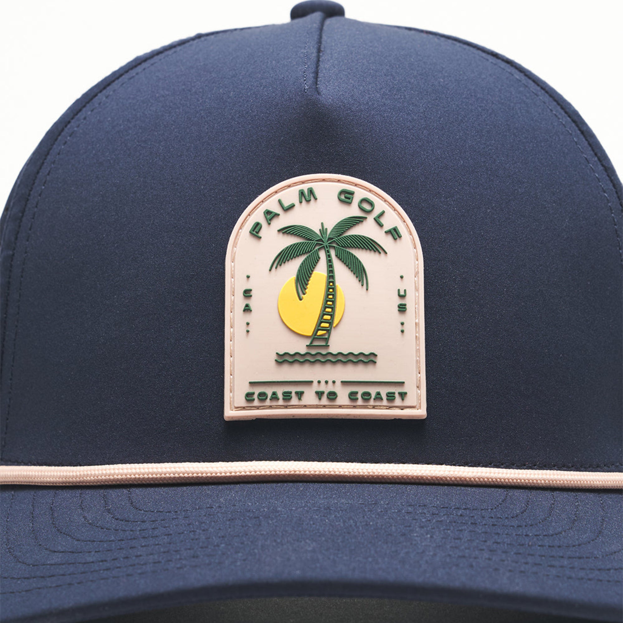 Alternative view of Surfside X Palm Golf Co. Coast to Coast Snapback - Mango Half & Half Colorway