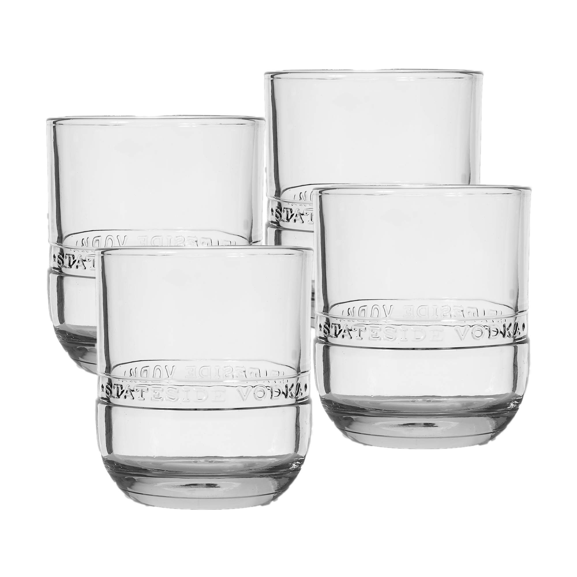 Stateside Rocks Glasses - 4 Pack
