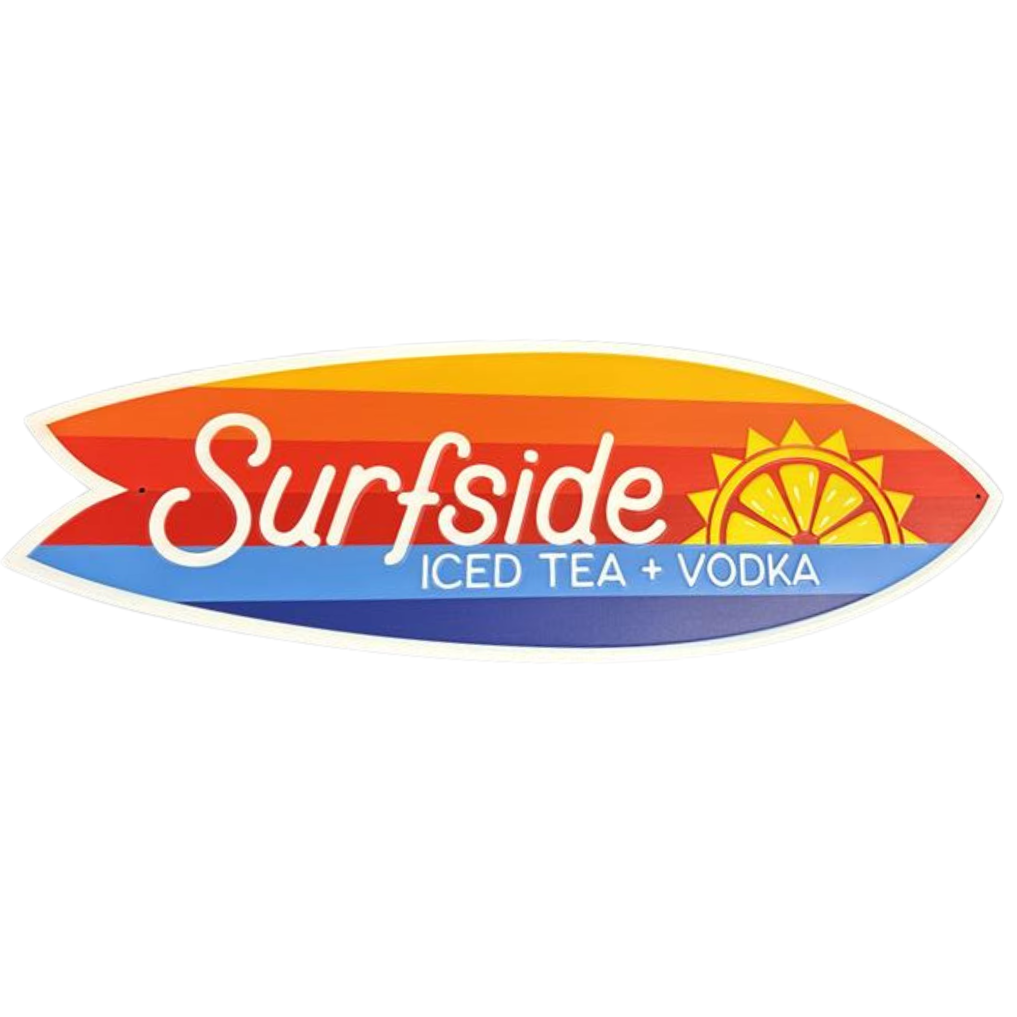Surfside Surfboard 3' Metal Sign - Image 3