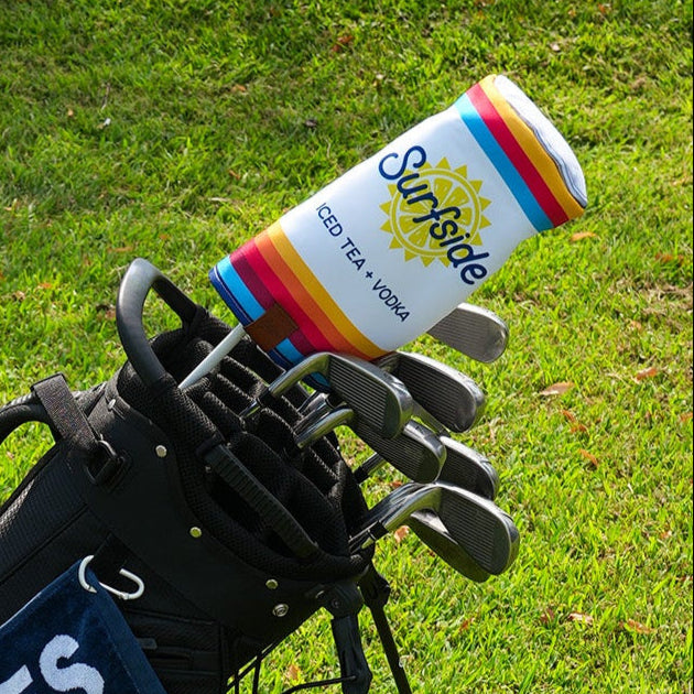 Alternative view of Surfside x Palm Golf Driver Cover