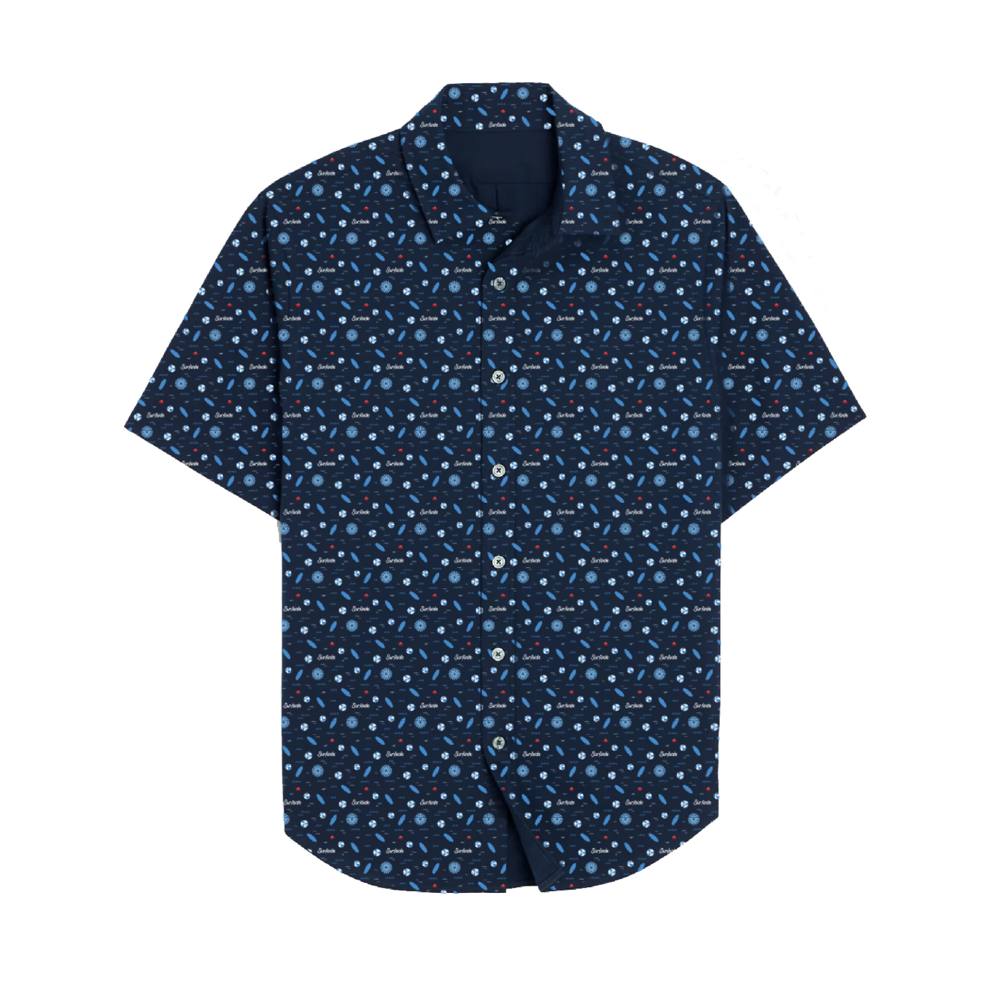 Alternative view of Surfside Hawaiian Shirt