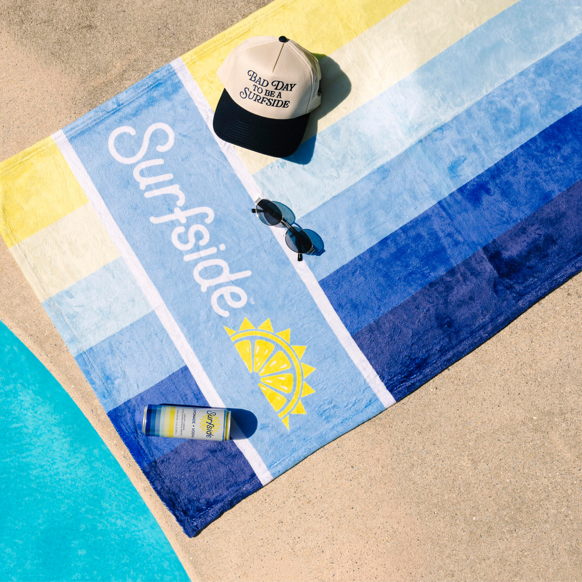Surfside Lemonade Beach Towel