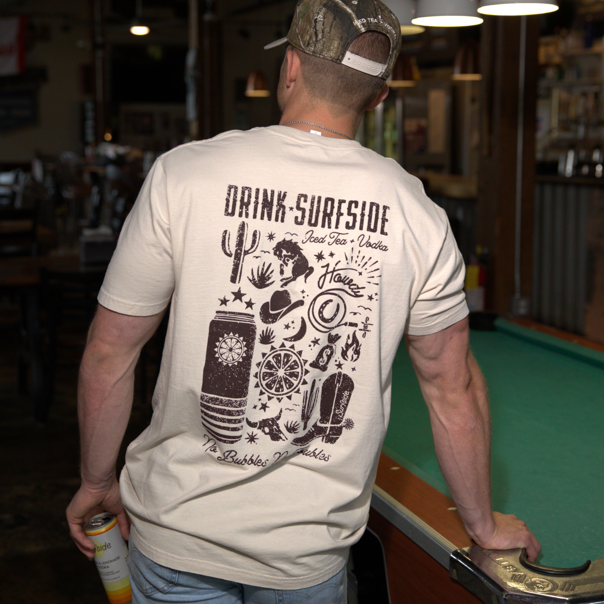 Alternative view of Surfside Men's Western Illustration Tee
