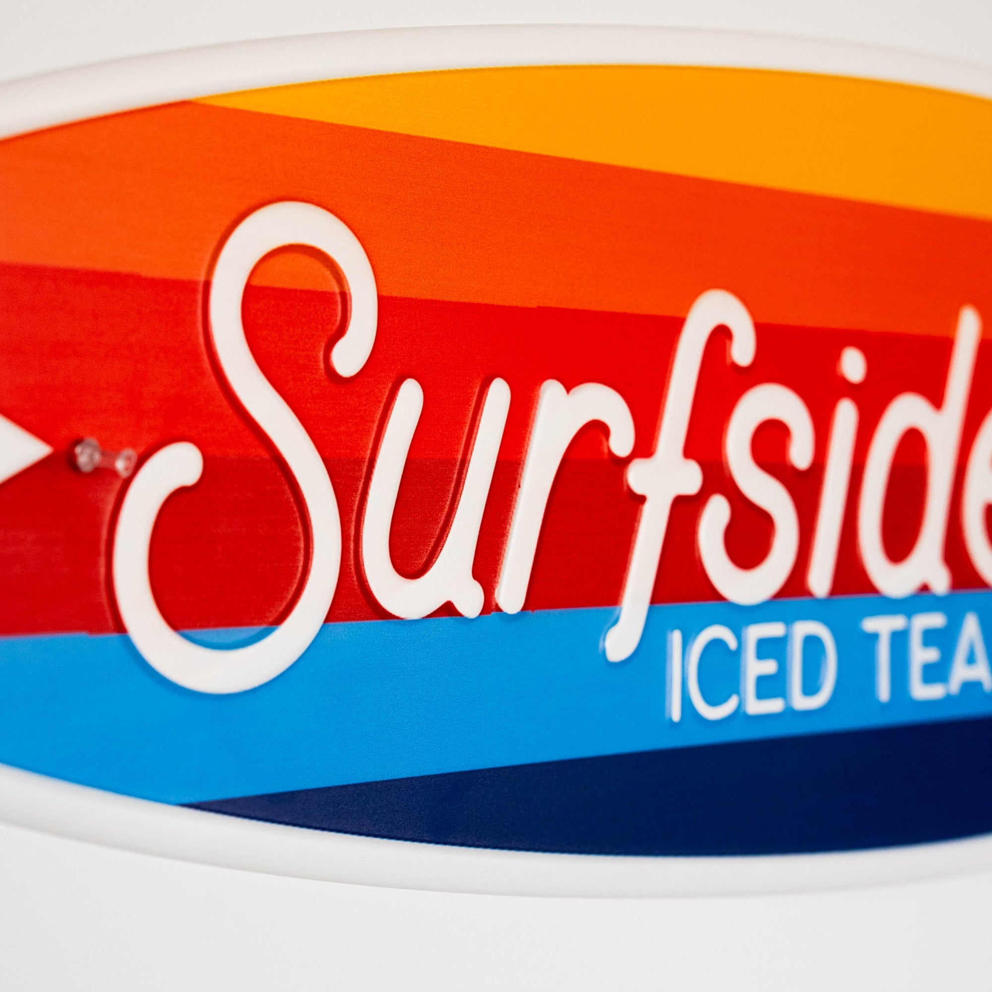 Alternative view of Surfside Surfboard 3' Metal Sign