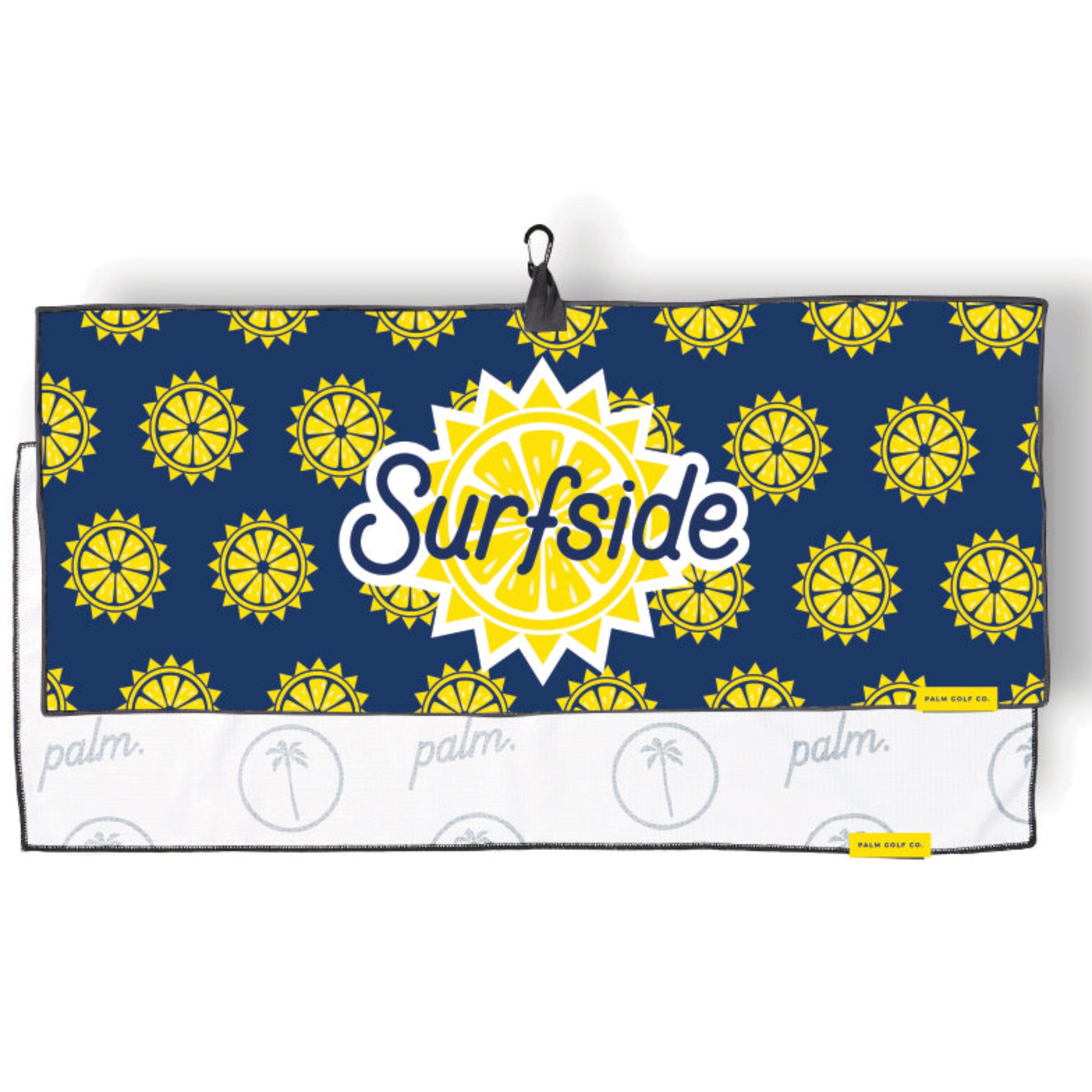 Alternative view of Surfside X Palm Golf Co. Waffled Golf Towel