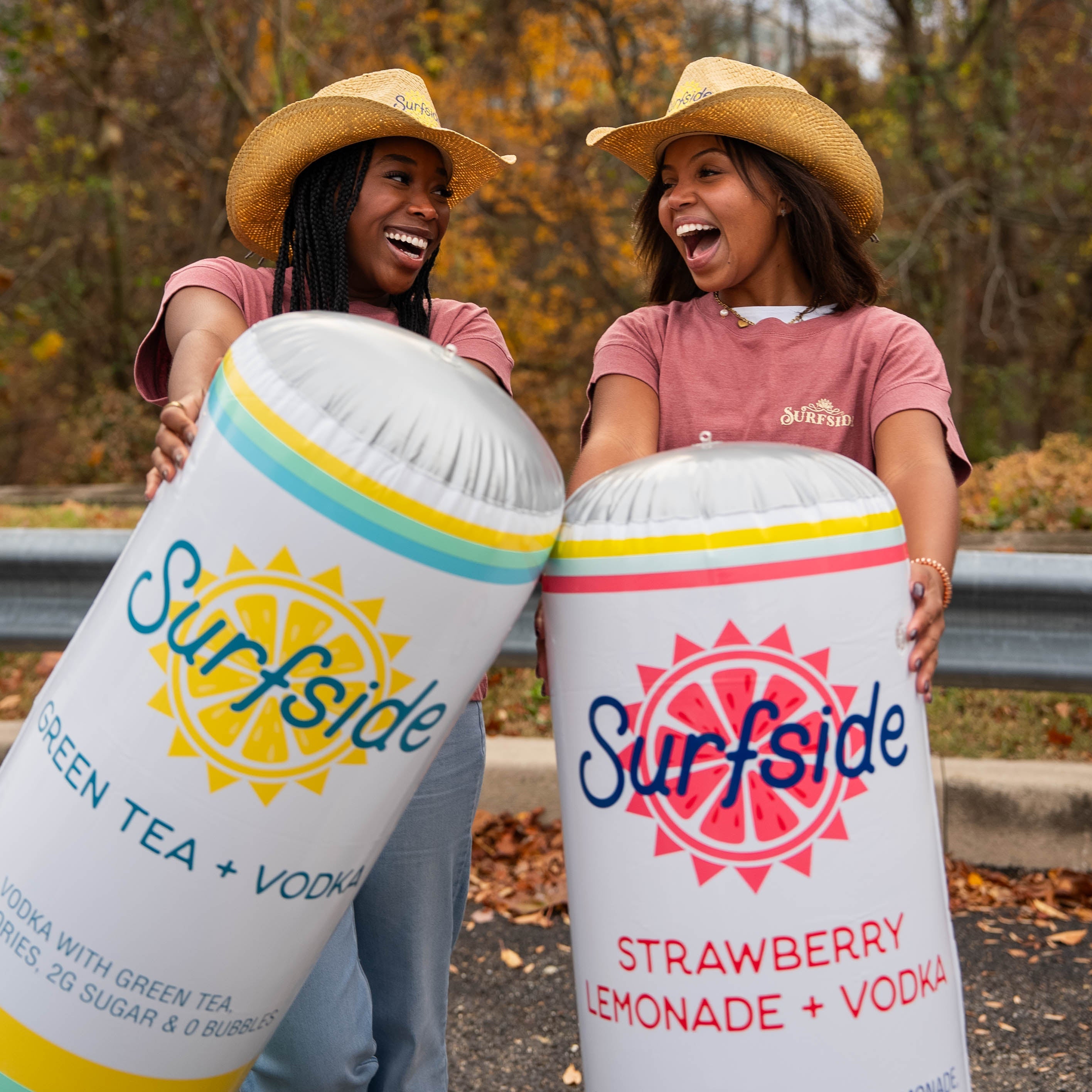 Alternative view of 3ft Inflatable Surfside Green Tea Can